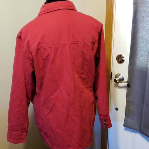 Woolrich denim quilted lined mid length jacket - Picture 4 of 7